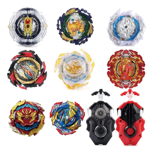 Mustybelt Bey Battling Gyro Launcher Y Spinning Tops Set - J