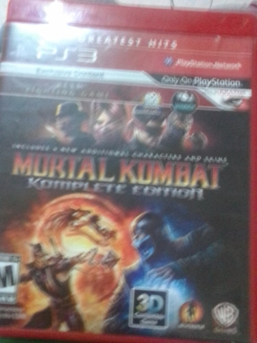 Mortal Kombat Komplete Edition Ps3 