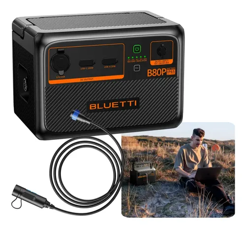 Bateria Bluetti B80p Expansível 806wh Resistente Ip65 | MercadoLivre