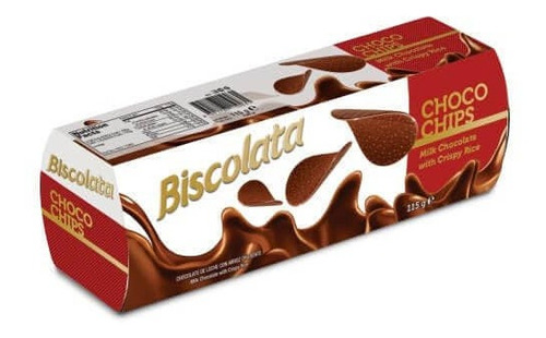 Galleta Lamina Chocochip Biscolata   115g(2 Unidad)-super