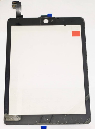 Mica Tactil Tablet iPad Air 2 / iPad 6 Negro Sin Boton