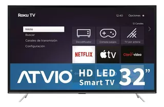 Tv Atvio 32 Pulgadas Hd Smart Tv Led Atv-32smr