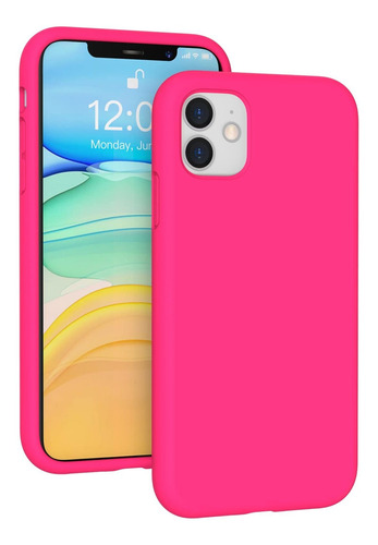 K Tomoto Estuche Silicona Liquida Para iPhone 11 6.1 Gel