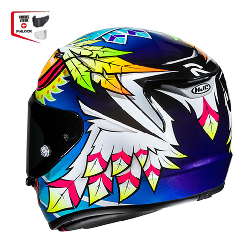 Capacete Hjc Rpha 12 Preto Fosco Visor Fume E Pinlock Brinde