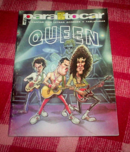 Queen Libro Cancionero Con Letras Tablaturas Y Acorde