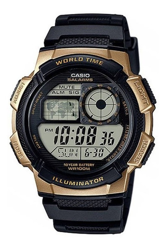 Reloj Casio Iluminator Ae-1000w-1a3vcf 100% Original Y Nuevo