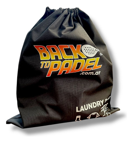 Bolsa Para Ropa Sucia Laundry Bag Back To Padel Bolso Negro