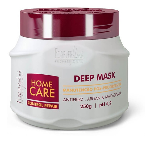 Máscara  Home Care Pós Progressiva Forever Liss 250g