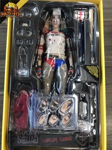 Boneca ARLEQUINA Doll Harley Quinn Esquadrão Suicida - HOT TOYS