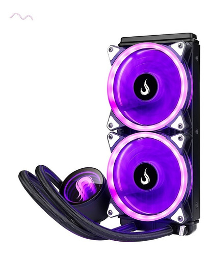 Water Cooler Gamer 240mm Rise Mode Rgb Processador Intel Amd