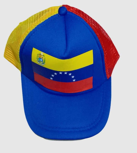 Gorra Con Visera De Malla Bandera De Venezuela 8 Estrellas 