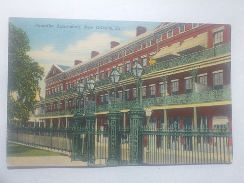 Usa Postal La. New Orleans Pontalba Apartments B