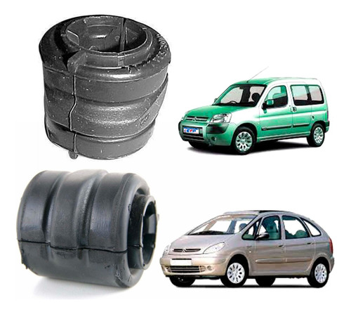 Kit Buje Barra Estab Del P/ Citroën Berlingo Xsara 21 Mm 2u