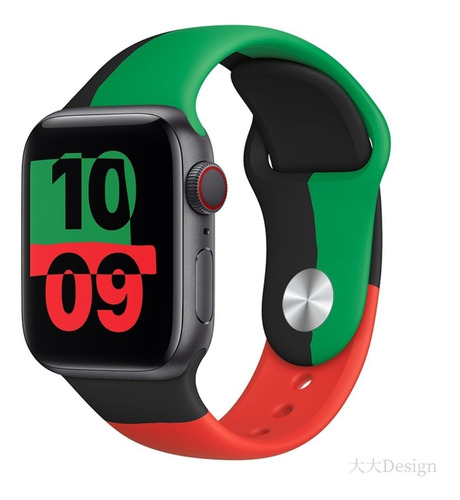 Correa Apple Watch Series 6silicona Multicolor 40mm Y 44mm