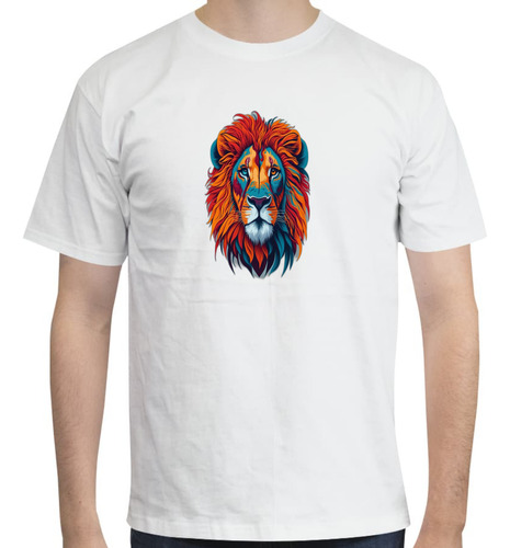 Playera Para Hombre León Esplendor Exótico