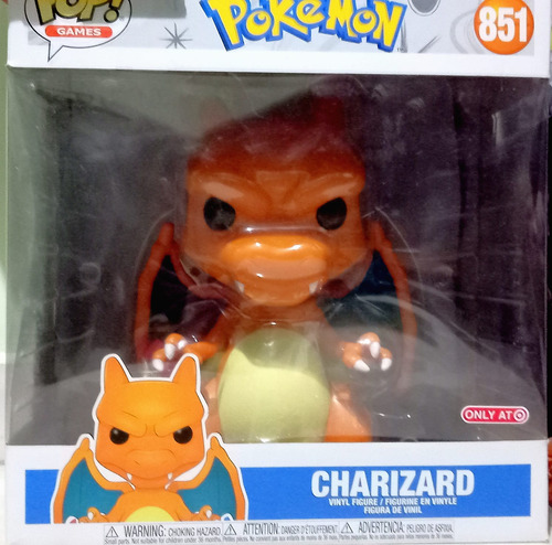 Funko Pop! Games Pokémon - Charizard 851 Exclusivo Jumbo (Usado)