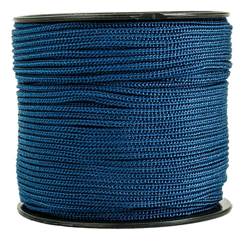 Cordón Cola De Rata Gruesa De Polipropileno 3mm A172 X100m Azul Marino