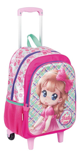 Mochila Escolar Sestini 3d 19x Cor Rosa  Design Judy 19x 20.91l