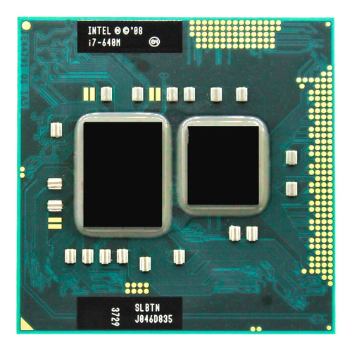 Procesador gamer Intel Core i7-640M CN80617006936AA  de 2 núcleos y  3.4GHz de frecuencia con gráfica integrada