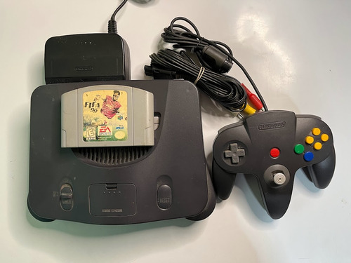 Nintendo 64 Standard Color Negro Con Juego