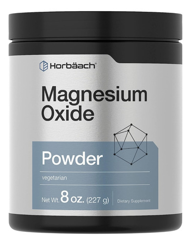 Magnesio En Polvo 400 Mg 227g Horbaach