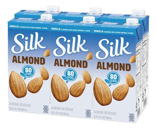 Silk Almendras Sabor Vainilla 6 - mL a $14