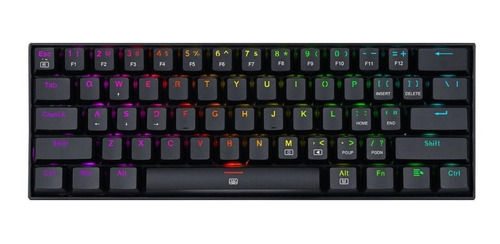 Teclado Mecánico Redragon Dragonborn K630 Negro Rgb Gamer