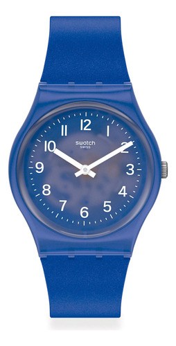 Reloj Swatch Blurry Blue Silicona Azul 