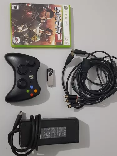 Xbox 360 Super Slim Original Bloqueado Completo Para Jogar Com Jogo