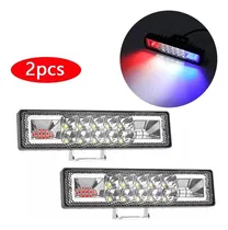 Comprar Par De Faros Estroboscópicas De 16 Led Para Autos Y Motos