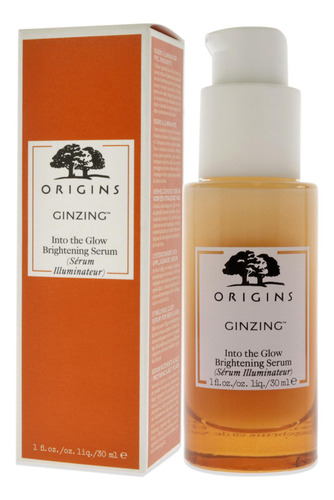 Serum Origins Ginzing Glow Brillening Con Vitamina C, 30 Ml
