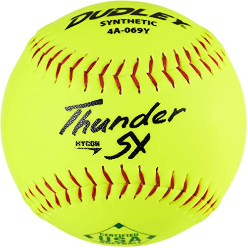 Pelota De Softball Sintética Thunder Hycon De 12  Usas...