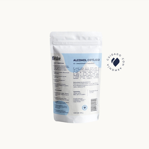 Alcohol Cetilico Emoliente Y Co Emulsionante 500g