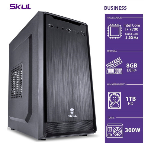 Computador Business B700 - I7 7700 3.6ghz 8gb Ddr4 Hd 1tb Hd