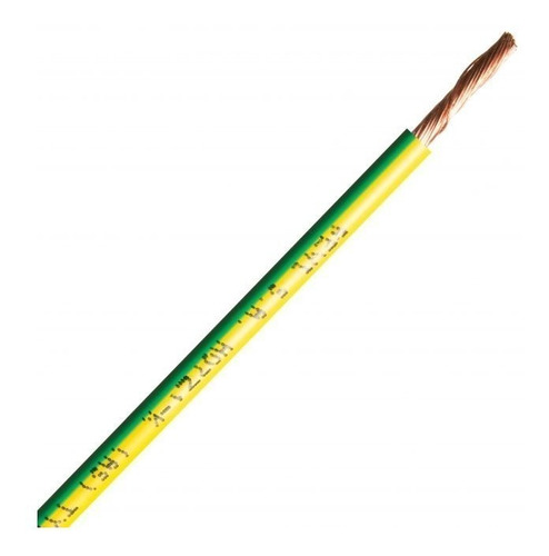 Cable Ecorevi Libre Halógenos 6 Mm2 750v 70°c 25mts-verde