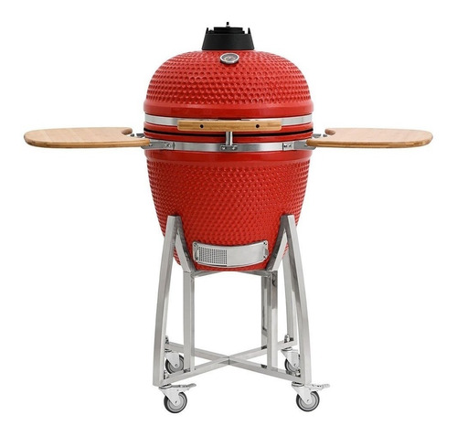 Kamado Grill 21 Cm  Altura 55 Cm Parrilla M Carbon + Funda