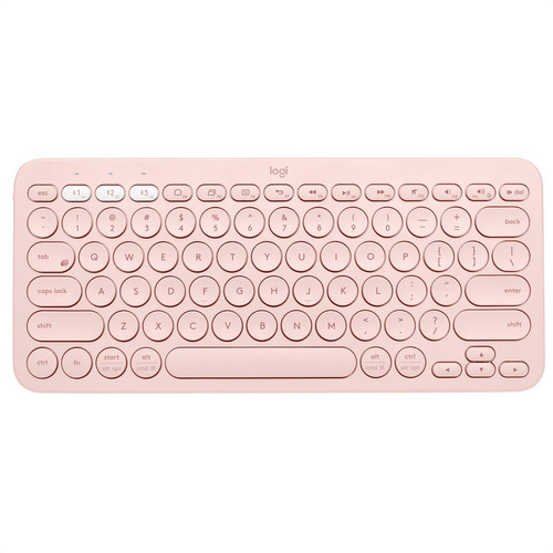 Logitech K380, Teclado Bluetooth Multi-dispositivo - Rosado