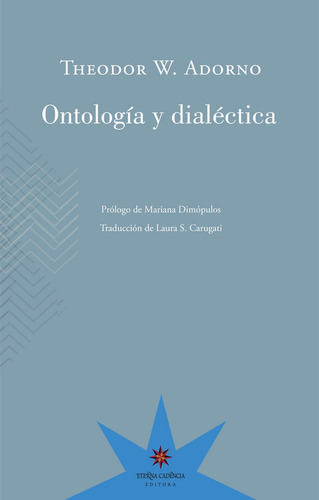 Ontologia Y Filosofia - Adorno,theodor