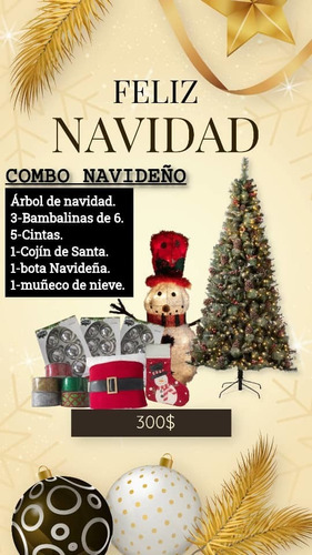 Árbol De Navidad Con Accesorios 