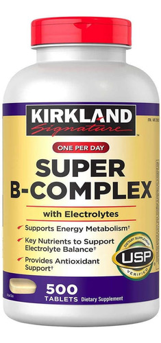 Super B-complex Kirkland X500 Tab