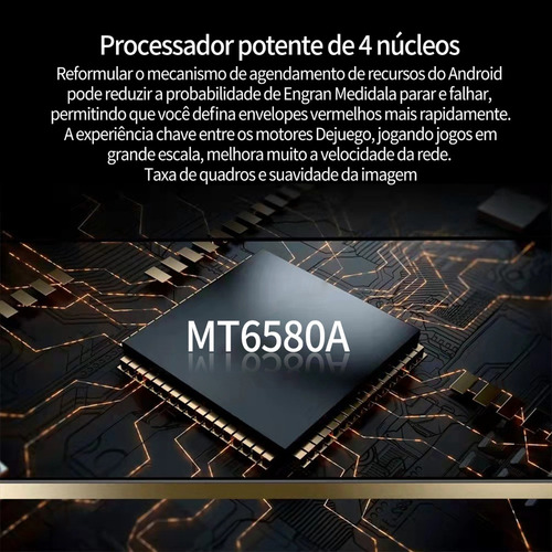 P Teléfono Barato Android I14 Pro Max 6.3 Negro