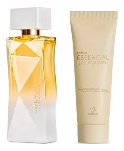 Kit Perfume Essencial Exclusivo Floral + Hidrat Corpo Natura