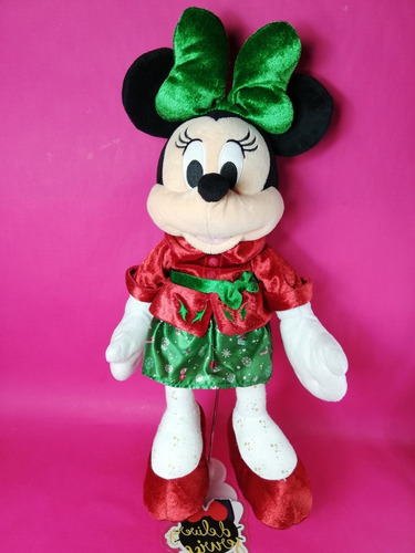 Disney Store 2019  Minnie Mouse Peluche Merry Christmas 43cm
