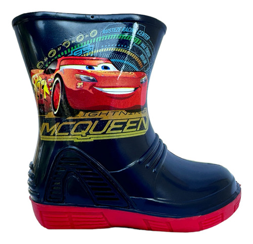 Bota De Lluvia Bubble Gummers Waldo Cars Azul 15 - 21