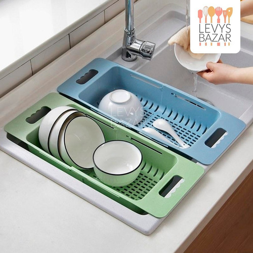 Imagen 9 de 10 de Escurridor Extensible Para Pileta De Cocina Bacha Frutas