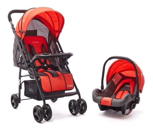 Cochecito Kiddy Go Manija Rebatible + Huevito Apto 0+ Meses