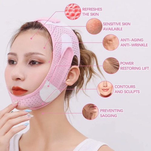 2 Correas Antirronquidos Para Adelgazar La Cara Y La Barbill