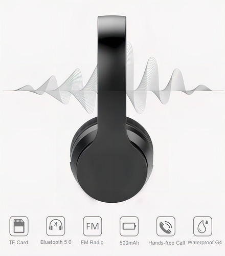 Ecandy Auriculares Estereo De Alta Definicion Negro