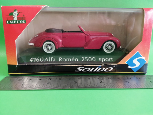 Auto 1/43 Alfa Romeo 2500 Sport Solido 4160 Rojo Empautoc