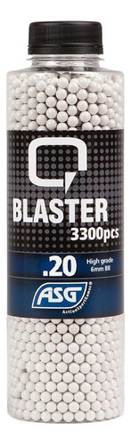 Balines Asg Blaster Para Airsoft Bbs De 6mm/ 0.20g X3300 Pcs